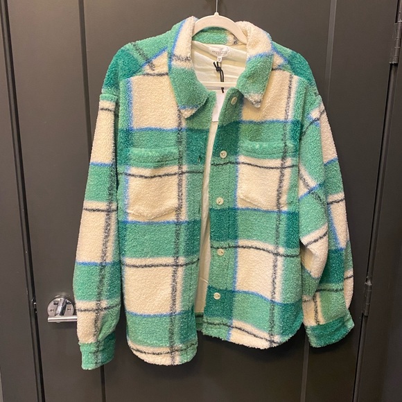 Sincerely Jules X Bandier Sherpa Jacket - Picture 1 of 4